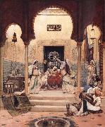 Paul-Louis Bouchard The Egyptian Dancing Girls oil painting